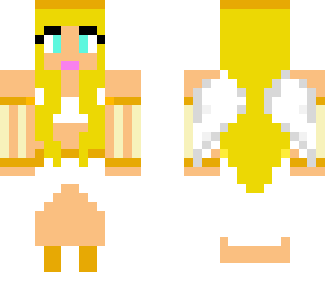 angel with a gold halo