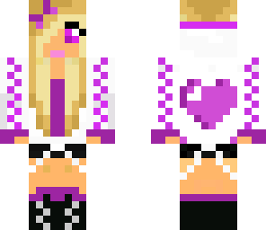 edited purple girl