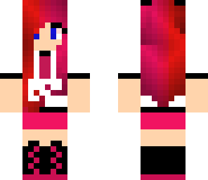girl anime pink