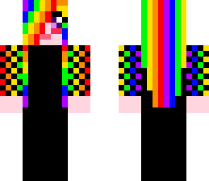 rainbow disco girl