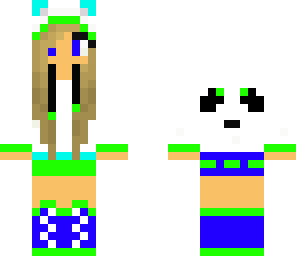 blue girl