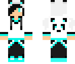 teenage boy with light blue panda hoodie
