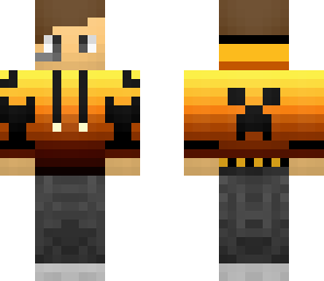 orange and headset