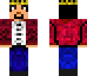 king of minecraft skin