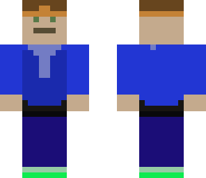 blue man