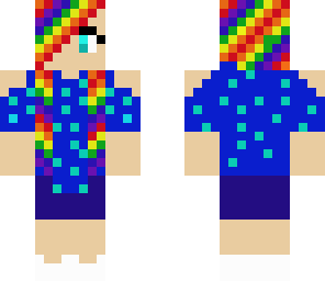 rainbow girl