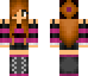 auburn hair beanie girl