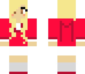 red minecraft university girl