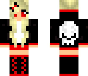 vamp with skull