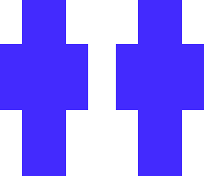 blue man