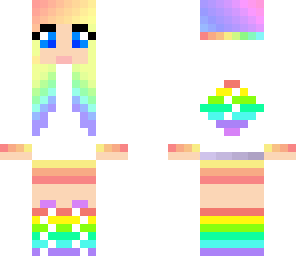 rainbow girl