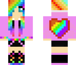 rainbow girl