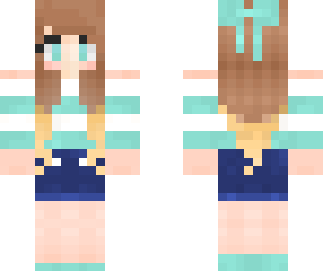 blue bow girl