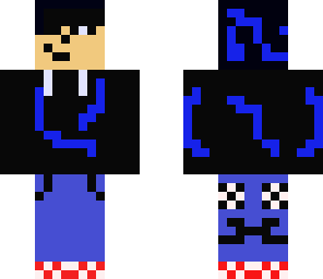 teen in blue hoodie