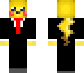 pikachu in a suit