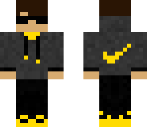 me in yellow hoodie