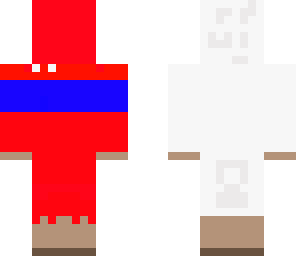 red and blue sheep