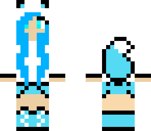 light blue fox