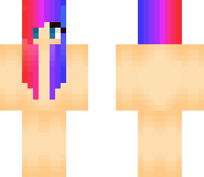 rainbow hair skinbase