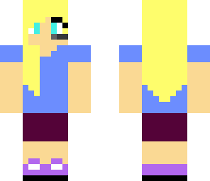 finished blonde gamergirl