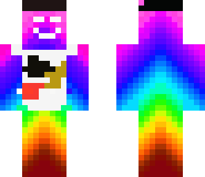 creative rainbow man