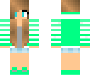 green striped