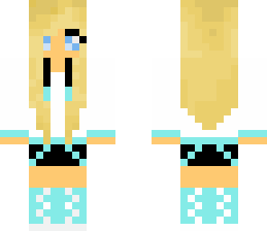 edited blue girl