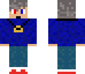 nex with red and blue eyes