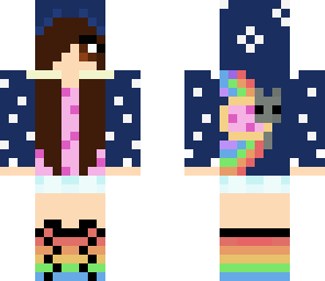 nyan cat brunette 2