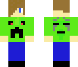 creeper and ghast t-shirt