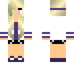purple varsity girl