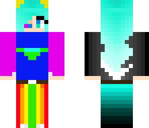 the fun rainbow girl