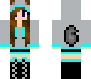 cute wolf girl thingymabob xd