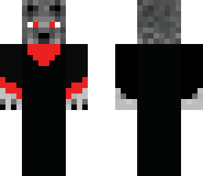 wolf in red suit