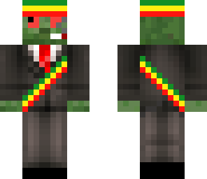 reggae zombie on a suit v2 by mybangelsk8 