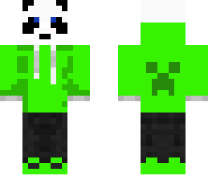 green panda