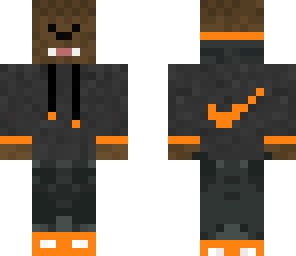 fluffy nike orange