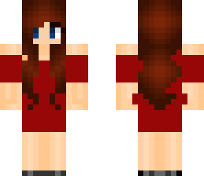 red dress