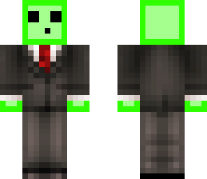 green slime in suit
