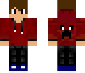 red creeper hoodie