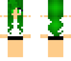 cute girl green