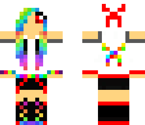 nice rainbow girl