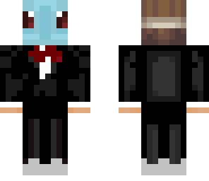 squirtle mask in a suit