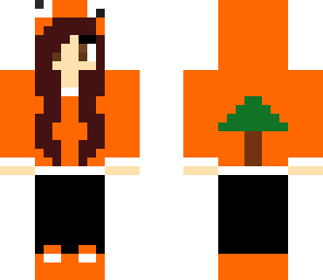 autum tree girl