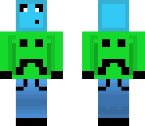 slime in hoodie
