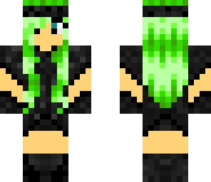 char style skin light green