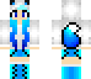 blue wolf girl