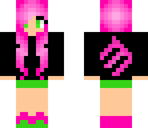 monster hoodie girl