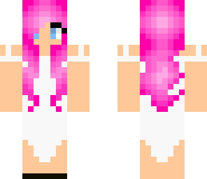 pink hair girl