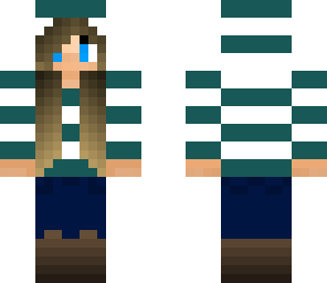 striped girl